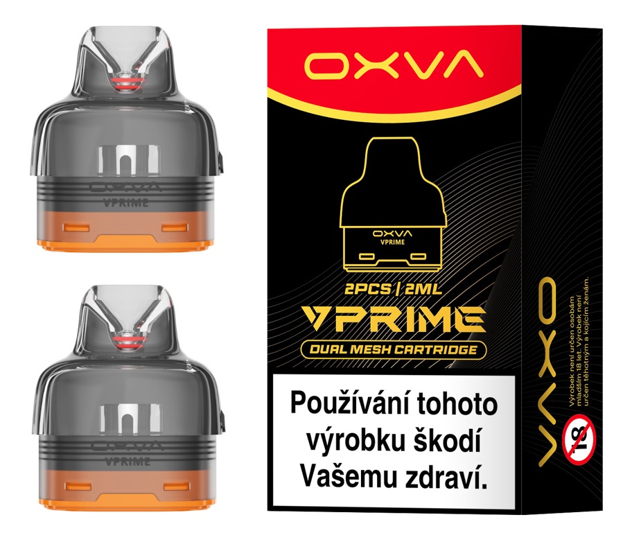 OXVA Vprime Dual Mesh Pod náhradní cartridge 0,4ohm 2ml 2ks Novinka