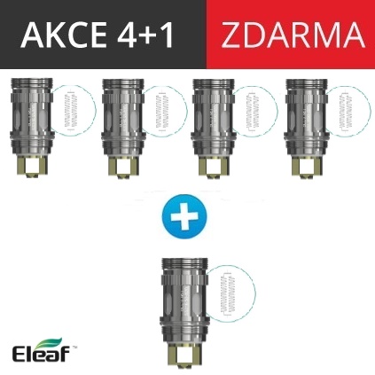 iSmoka-Eleaf ECL žhavící hlava 0,18ohm SS316 4+1 zdarma Tip