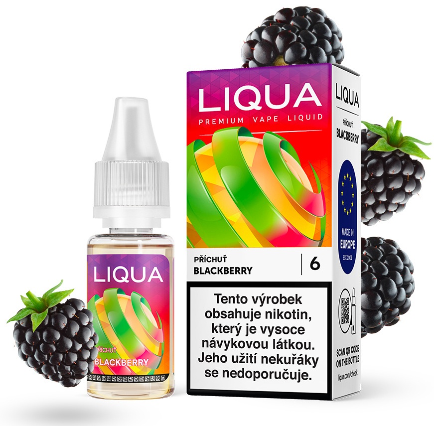 E-liquid LIQUA Elements Blackberry (Ostružina) 10ml – 18mg