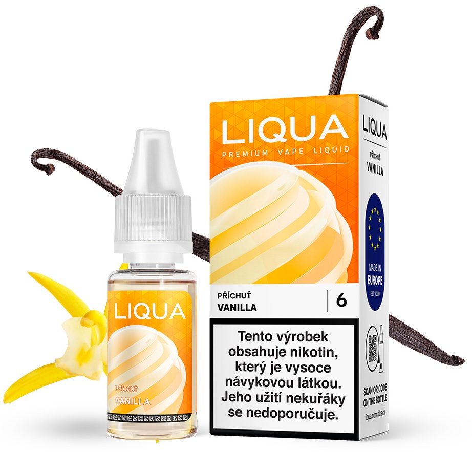 E-liquid LIQUA Elements Vanilla (Vanilka) 10ml – 0mg (exp. 2/2026)