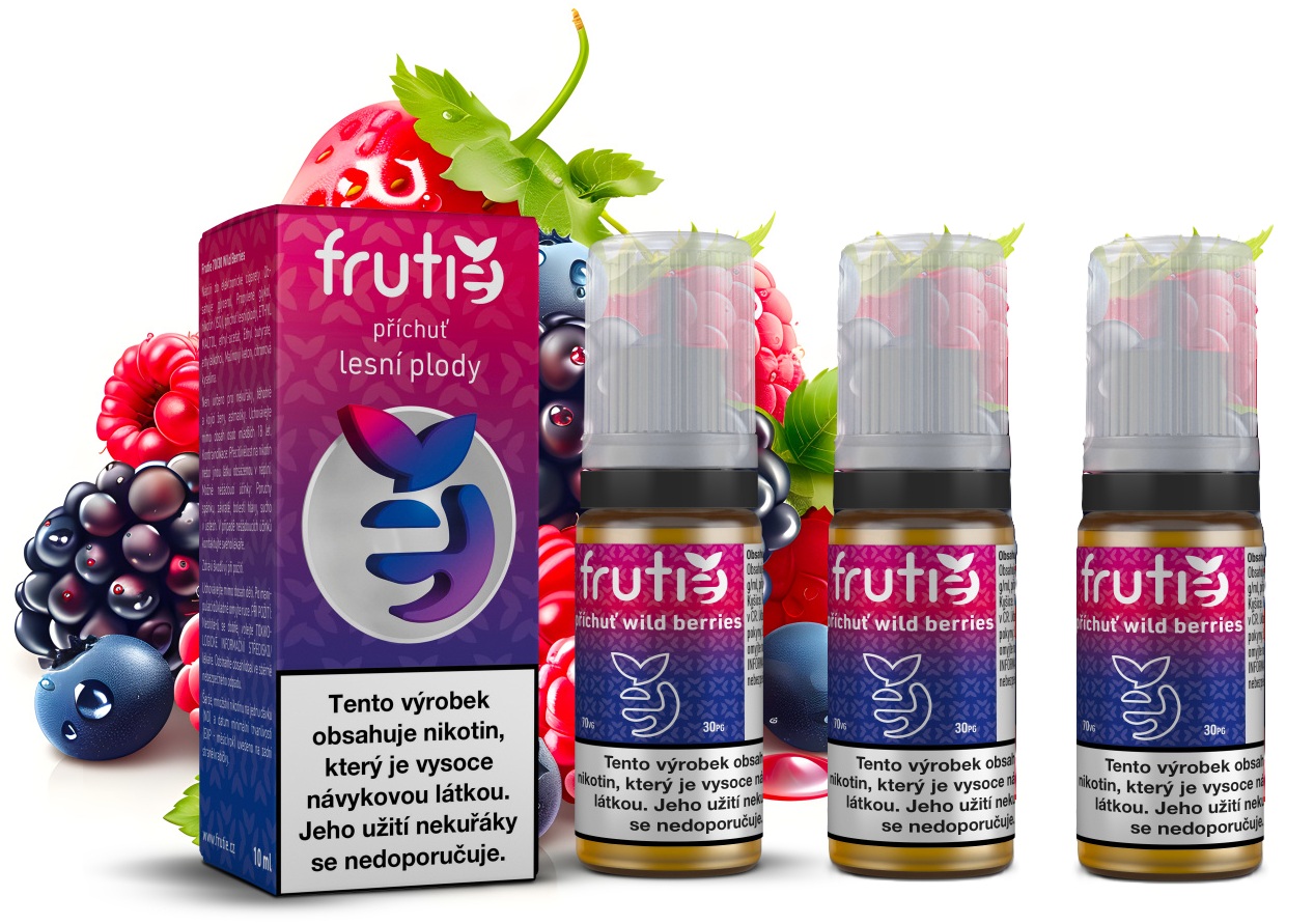 E-liquid Frutie - Lesní plody (Wild Berries) 3x10ml – 0mg