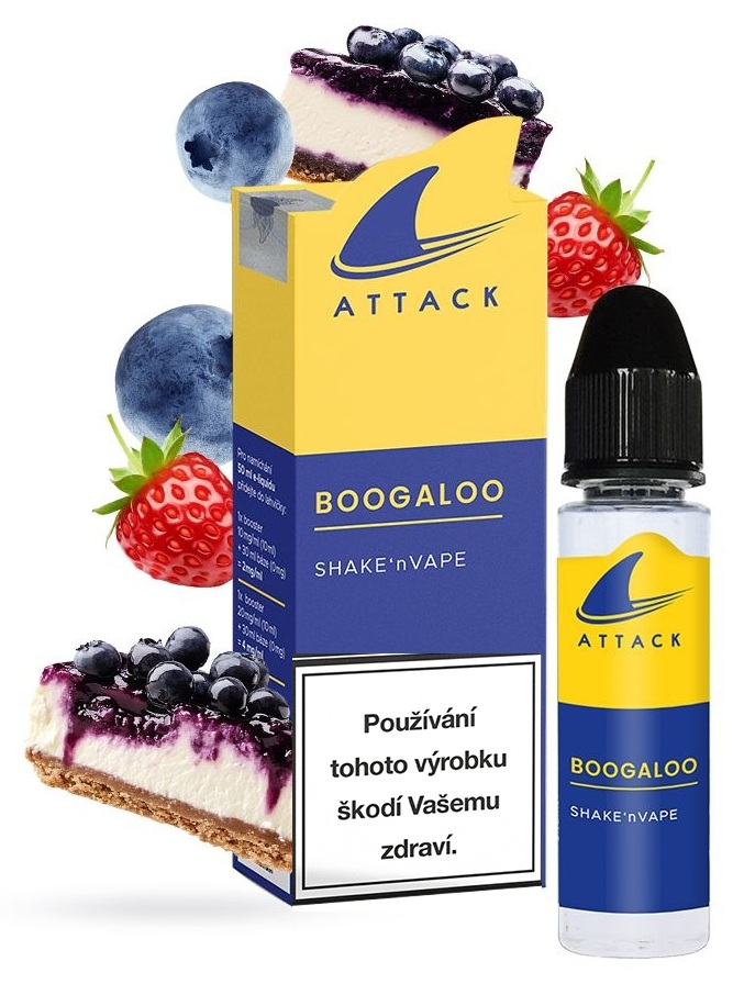 Příchuť IMPERIA Shark Attack - Boogaloo (Borůvkový cheesecake) 10ml