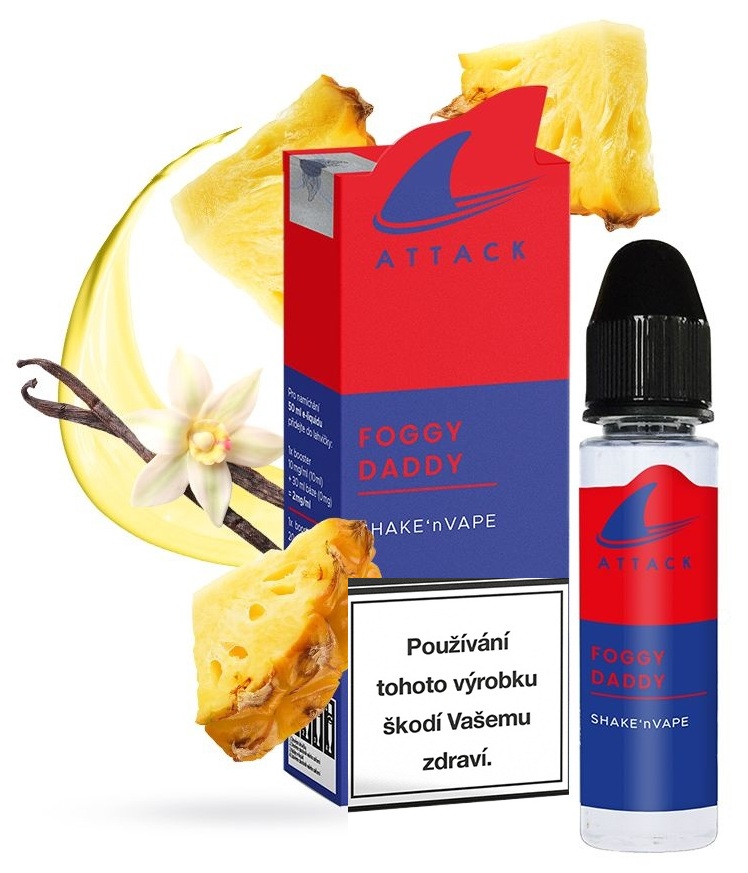 Příchuť IMPERIA Shark Attack - Foggy Daddy (Ananas s vanilkovým krémem) 10ml