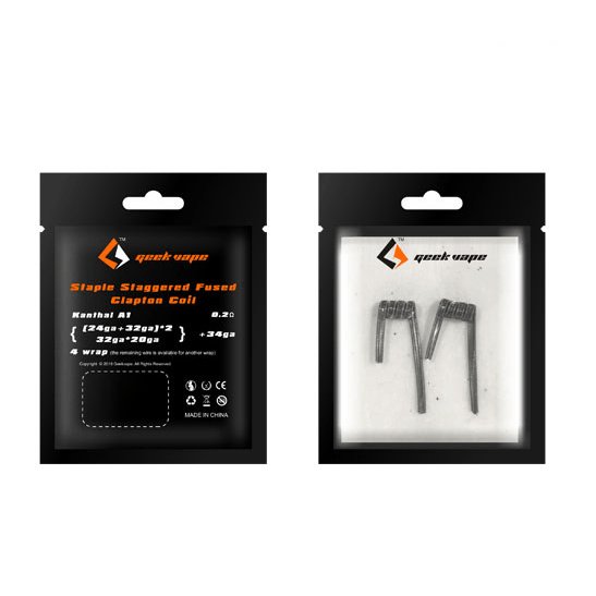 Staple Staggered Fused Clapton KA1 - předmotané spirálky - GeekVape