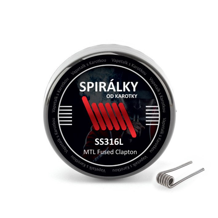 Spirálky od Karotky - MTL Fused Clapton 0,5ohm (10ks)