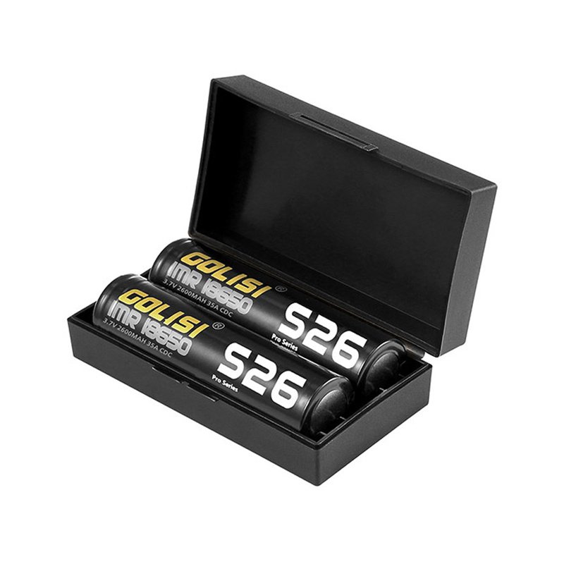 Baterie Golisi S26 INR 18650 / 35A (2600mAh) (2ks + pouzdro)