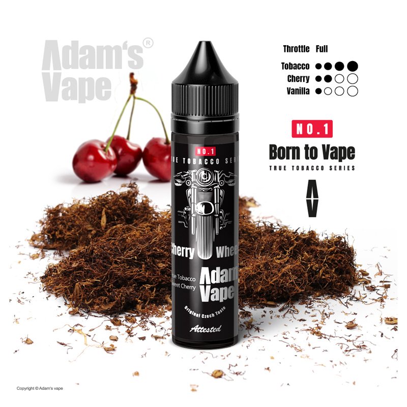 Příchuť Born to Vape S&V: Cherry Wheels (Opravdový tabák s třešní) – 10ml, U