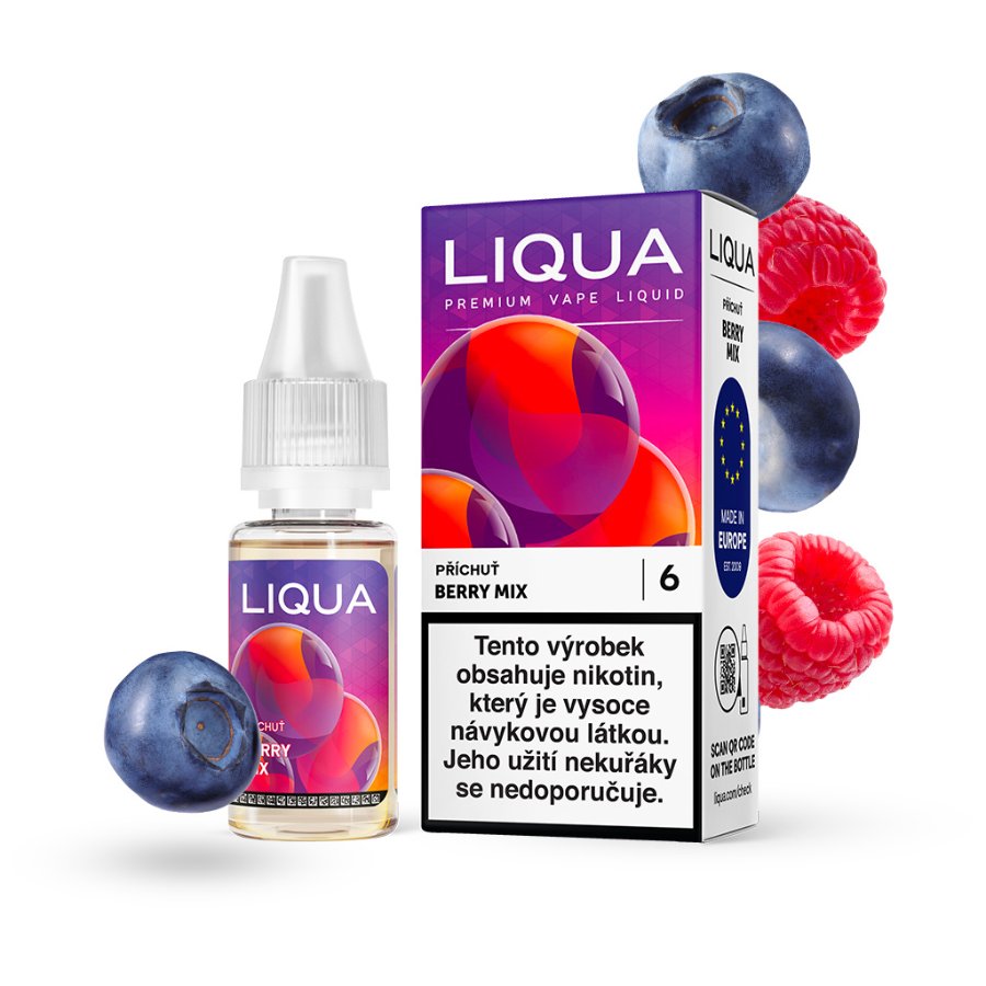 LIQUA Berry Mix (Lesní plody) 10ml – 6mg, U