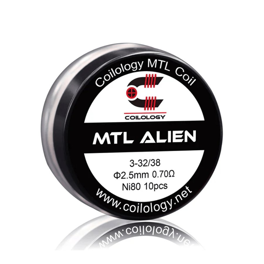 Předmotané spirálky Coilology MTL Series - MTL Alien Ni80 (0,7ohm) (10ks)