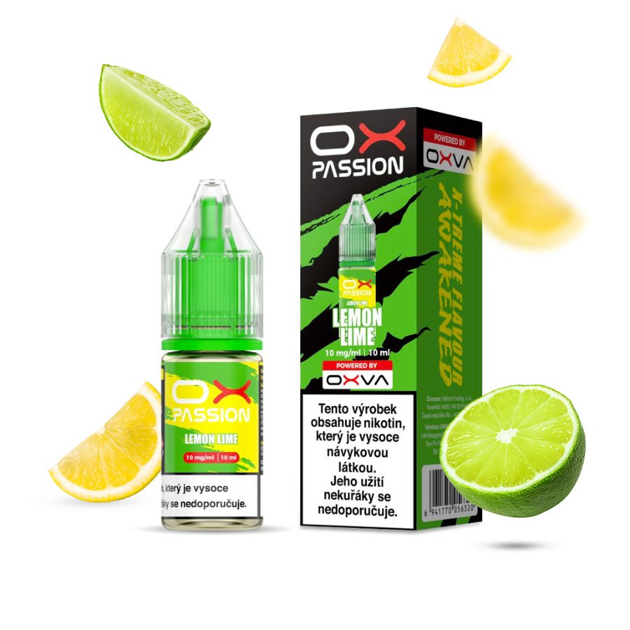 OXVA OX PASSION Salt Lemon Lime (Citron & limetka) 10ml – 20mg, R