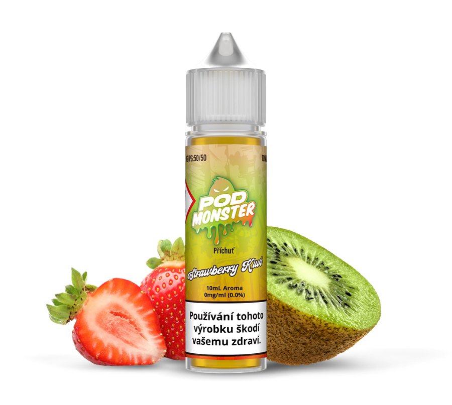 Příchuť POD Monster S&V: Strawberry Kiwi (Jahoda a kiwi) 10ml – 10ml, U