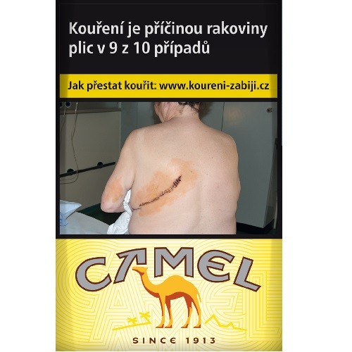 Cigarety Camel Yellow KS – krabička