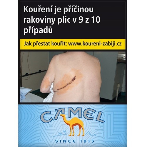 Cigarety Camel Blue Shorts – krabička