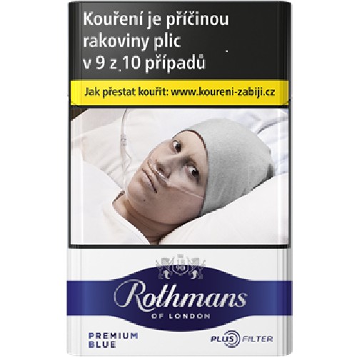 Cigarety Rothmans Premium Plus Blue – krabička