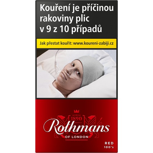 Cigarety Rothmans of London Red 100's – karton (10 krabiček)