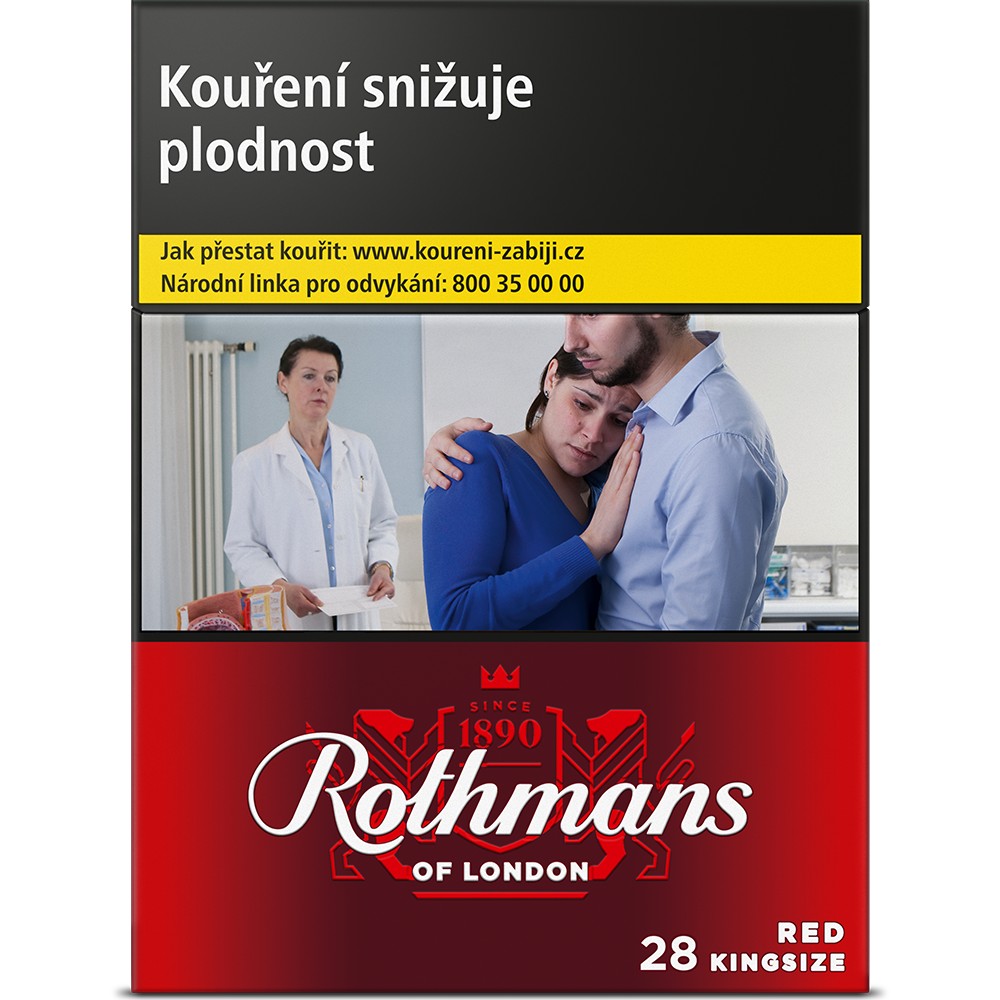 Cigarety Rothmans of London Ks Red 26's – karton (8 krabiček)