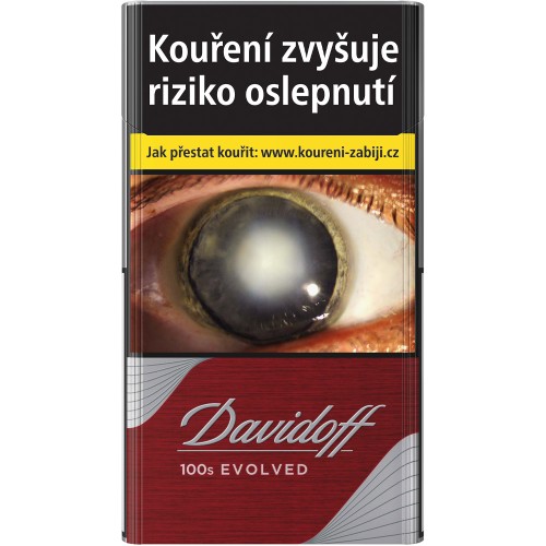Cigarety Davidoff Evolved 100 Red – krabička