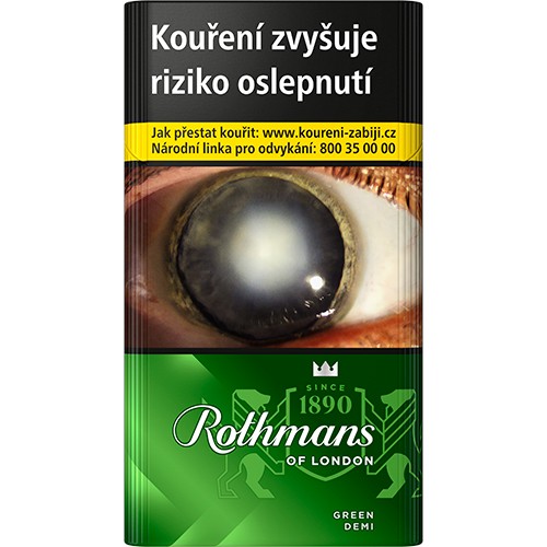 Cigarety Rothmans Demi Green – karton (10 krabiček)