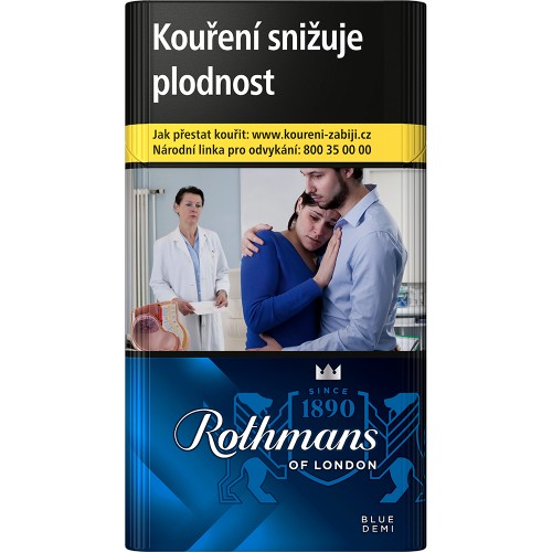 Cigarety Rothmans of London DEMI Blue – karton (10 krabiček)