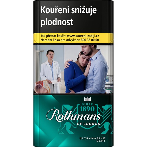 Cigarety Rothmans Demi Ultramarine – krabička