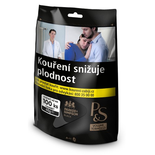 Cigaretový tabák P&S Black 45 g
