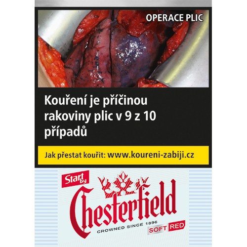 Cigarety Chesterfield Red 70 Soft – krabička