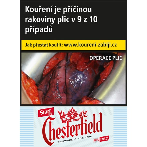 Cigarety Chesterfield Red 70 Box – karton (10 krabiček)
