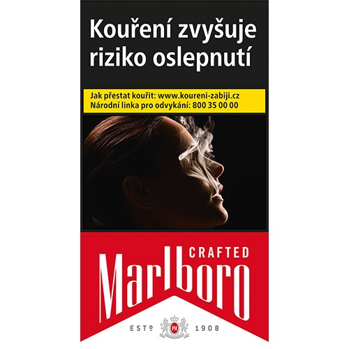 Cigarety Marlboro Crafted Red 100 – karton (10 krabiček)