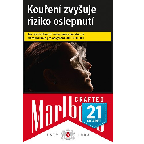 Cigarety Marlboro Crafted Red KS – karton (10 krabiček)