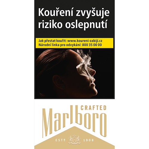 Cigarety Marlboro Crafted Gold 100 KS – karton (10 krabiček)
