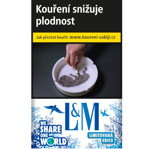 Cigarety L&M Blue Label – krabička