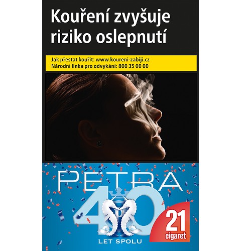Cigarety Petra by RGD Klasik Modrá KS – krabička