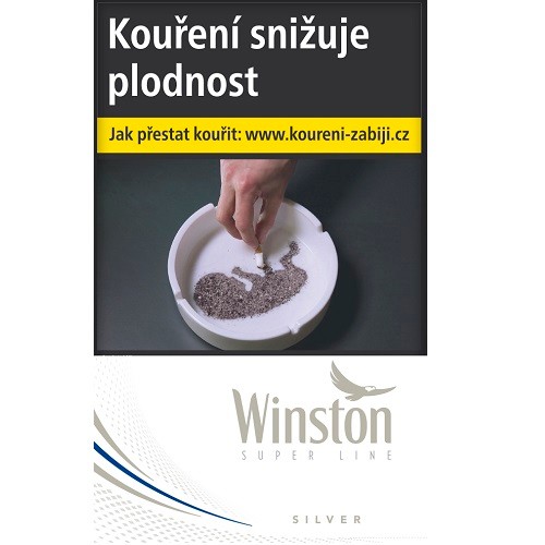 Cigarety Winston Superline Silver – krabička