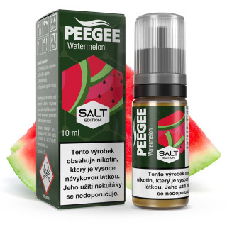 PEEGEE Salt - Vodní meloun / Watermelon 10ml Nikotin: 20 mg