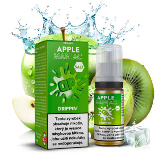 Drippin Party Nikotinová Sůl Drippin Salt Party - Apple Maniac / Chladivé jablko a kyselé kiwi 10ml Nikotin: 20 mg