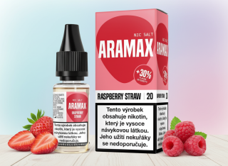 Aramax Salt - Raspberry Straw 10ml Nikotin: 20 mg