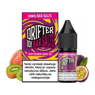 Juice Sauz Nikotinová sůl Drifter Bar Salts Kiwi Passionfruit Guava Ice 10ml Nikotin: 20 mg - Kolek R