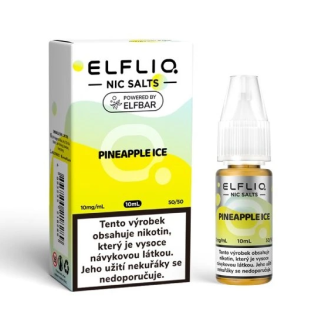 Nikotinová Sůl ELF BAR ElfLiq - Pineapple Ice 10ml Nikotin: 20 mg - Kolek R