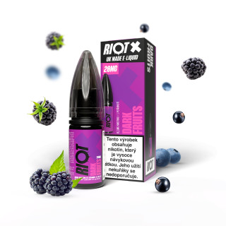 Riot Squad Riot X Salt Dark Fruits / Tmavá bobulovitá směs 10ml Nikotin: 20 mg