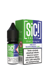 Nikotinová Sůl Sic! Salts - Blackcurrant Lime 10ml - 20mg