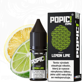 Nikotinová sůl POPIČ! - Lemon Lime / Citrusová Exploze Citrónu a Limetky - 20mg