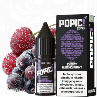 Nikotinová sůl POPIČ! - Cherry Blackcurrant / Štavnatá Třešeň s Černým Rybízem - 20mg