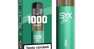 Syx bar mint 2ml 1000 potahů