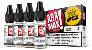 Virginia tobacco - Aramax liquid - 4X10ML Nikotin: 6 mg