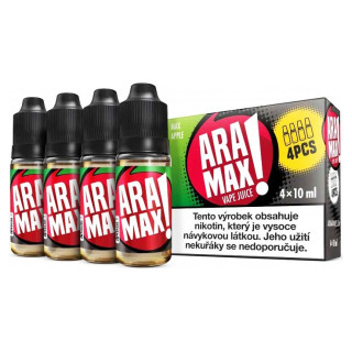 Jablko / Apple - Aramax liquid - 4x10ml Nikotin: 3 mg - Kolek R