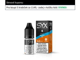 e-liquid SYX NS Mango 10ml