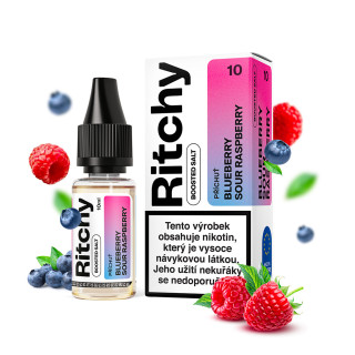 Ritchy Salt Blueberry Sour Raspberry (Nakyslá borůvka s malinou) 10ml – 20 mg/ml
