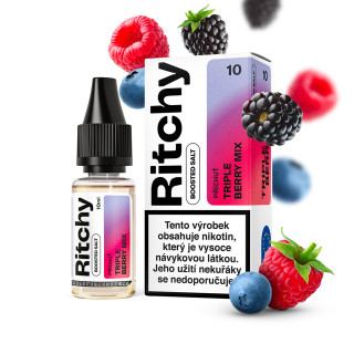 Ritchy Salt Triple Berry Mix (Bobulovitý mix) 10ml – 10 mg/ml