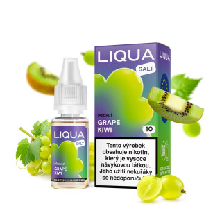 LIQUA Salt Grape Kiwi (Hroznové víno a kiwi) 10ml – 10 mg/ml