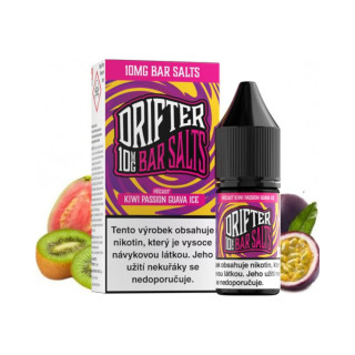 Drifter Bar Salts Kiwi Passion Guava Ice (Ledové kiwi, marakuja a guava) 10ml – 20 mg/ml